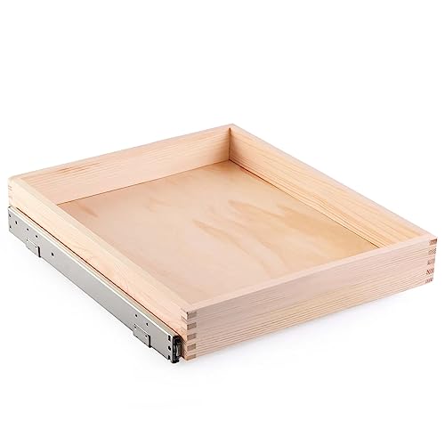 17”W x 21”D Soft Close Wood Drawer Storage Organizer S4832