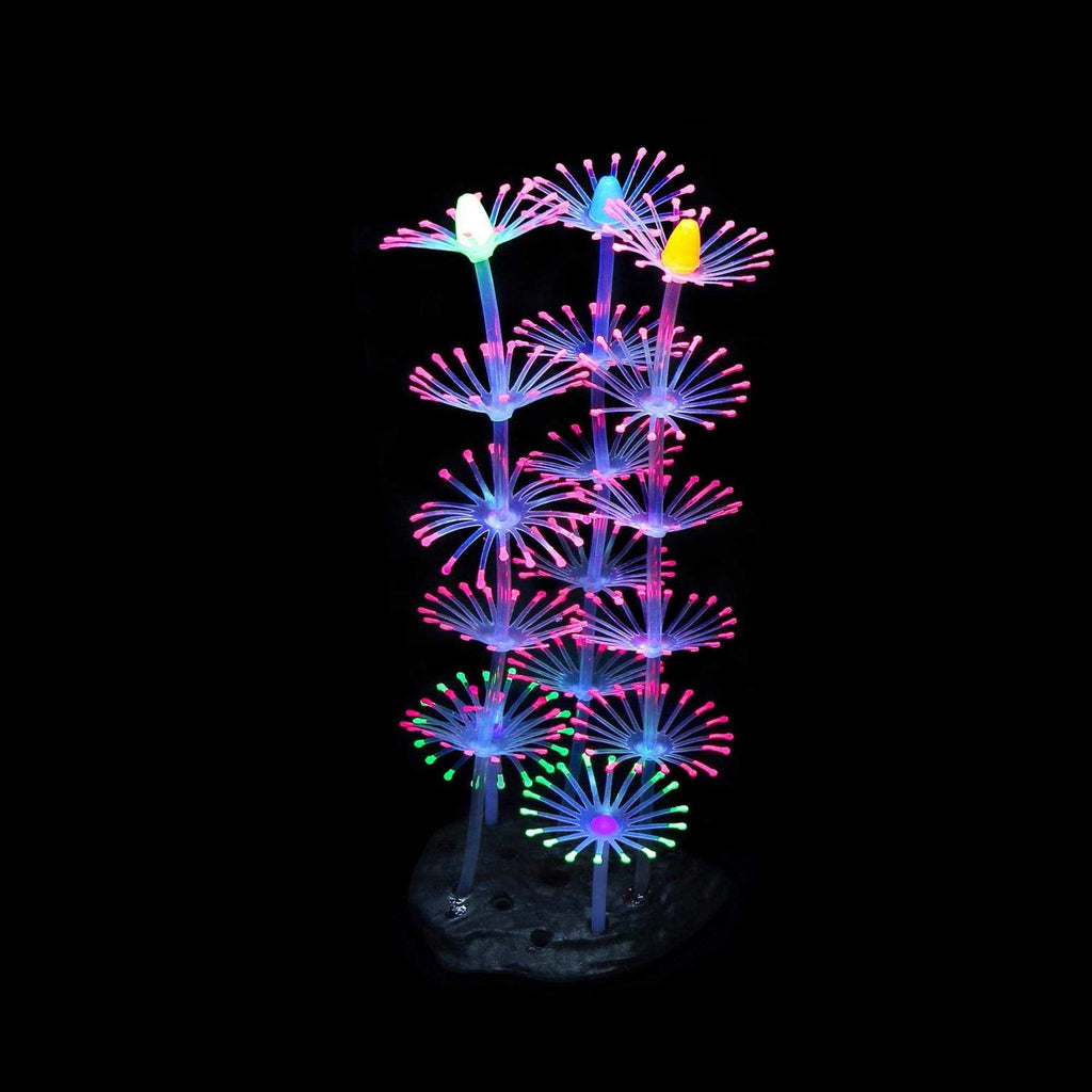 4 Pack Glow Silicone Aquarium Decorations C760008
