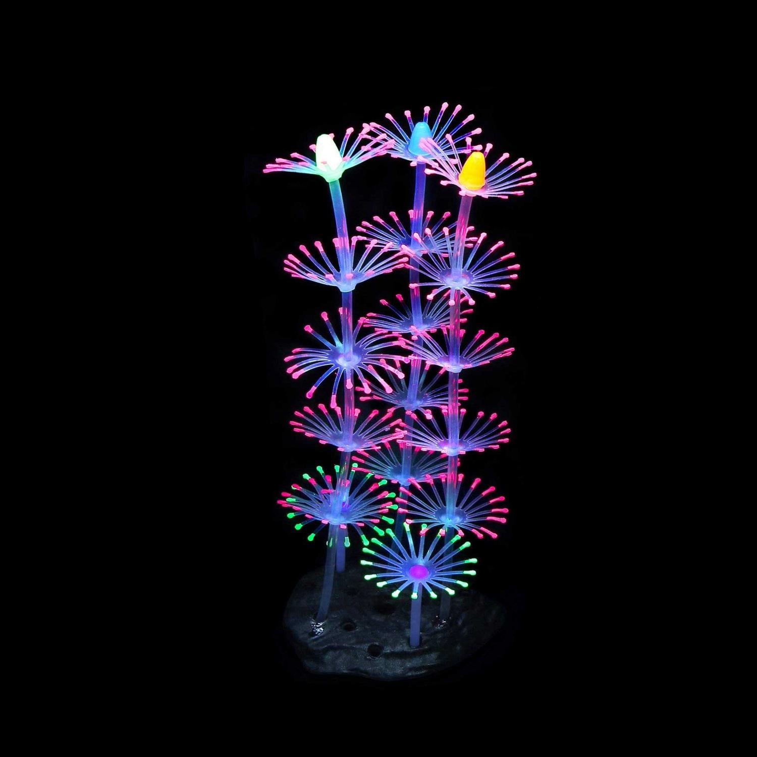 4 Pack Glow Silicone Aquarium Decorations C760008