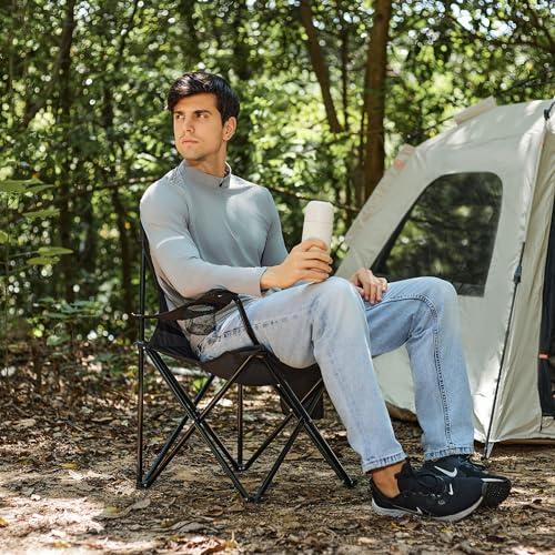 Portable Folding Camping Chair with Carrying Bag, Blue G269