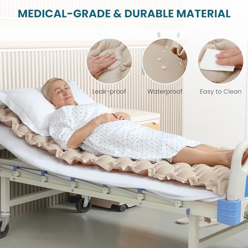Alternating Air Pressure Mattress Topper with Waterproof Pump A43301