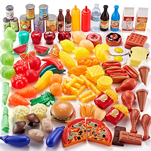 143Pcs Play Food Set with Storage Bag Q983082