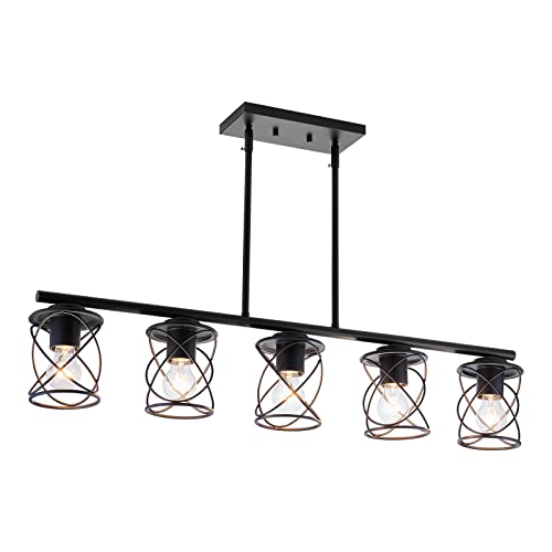 Brushed Nickel 4-Light Linear Pendant Light K6997