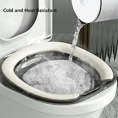 Transparent Gray Foldable Sitz Bath Tub S860