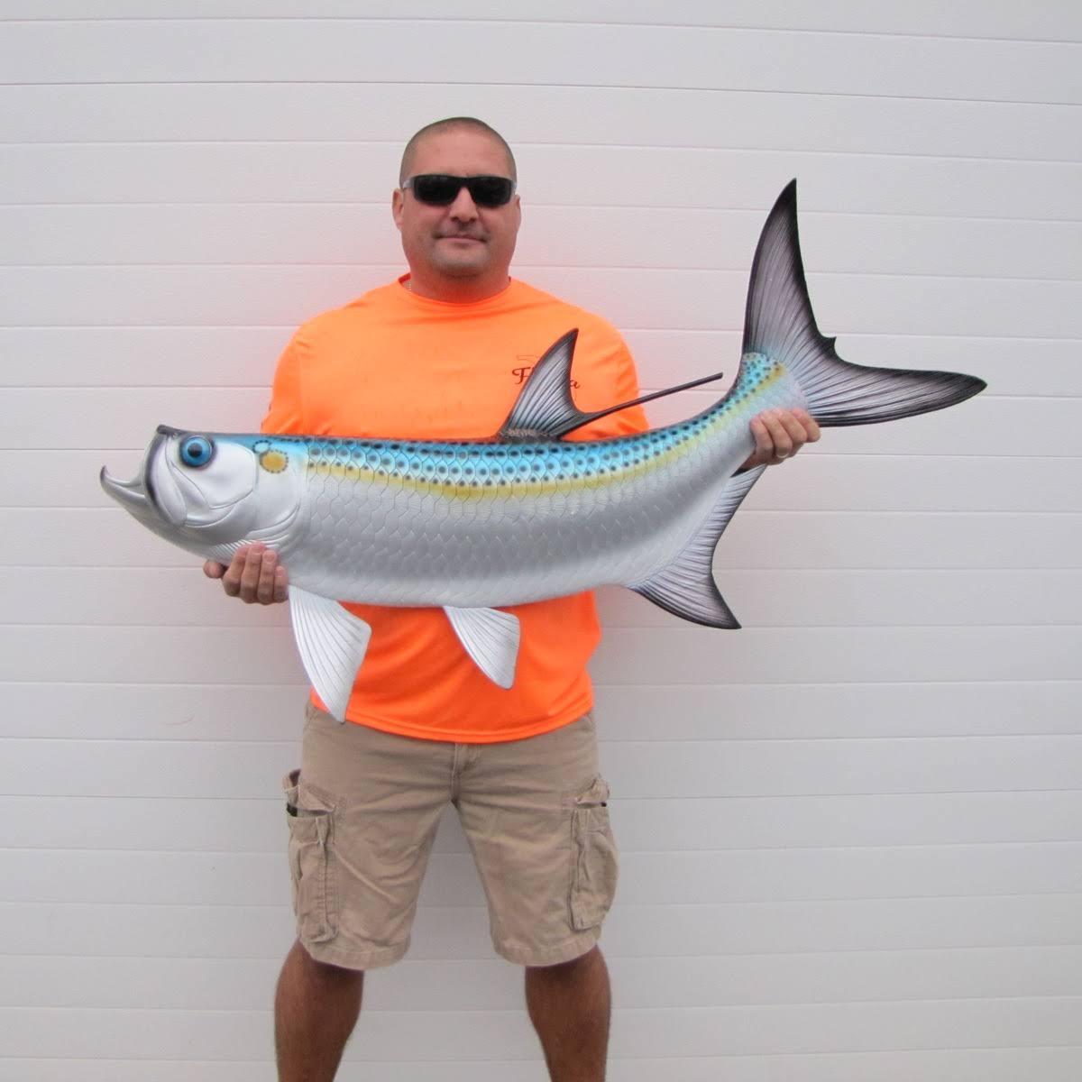 48x22 Tarpon Fish Wall Mount Plaque M5207