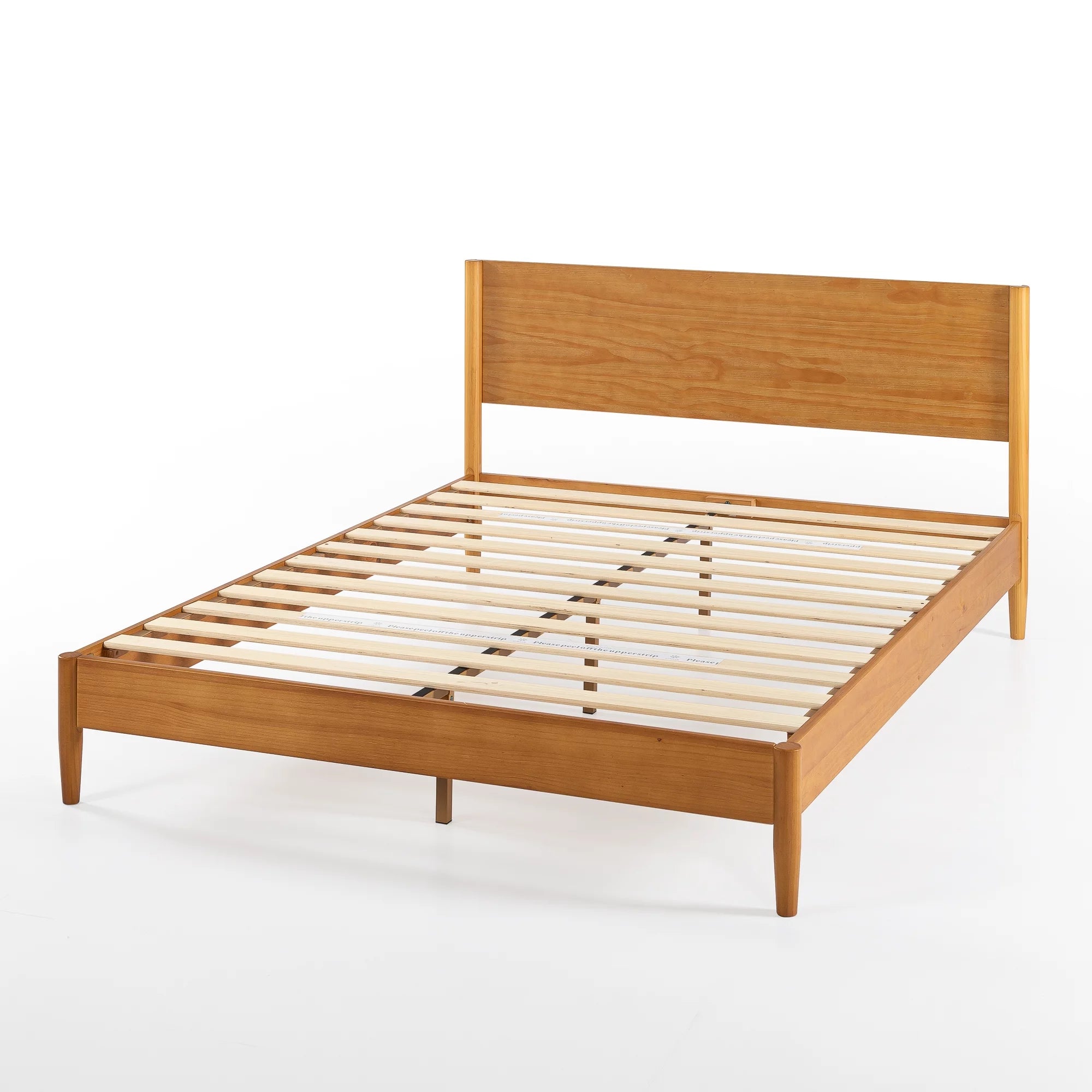 Full Wood Platform Bed Frame V8885