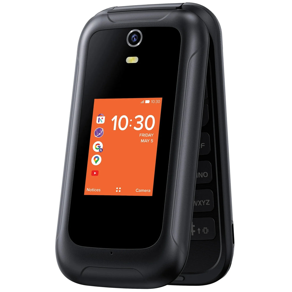 Black Flip Phone 4G LTE 5 Megapixels F242825