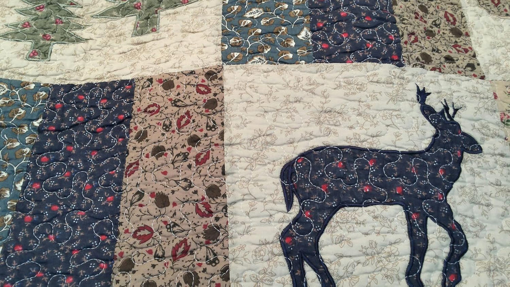 All Cotton 3 Piece Queen Quilt Set U91367