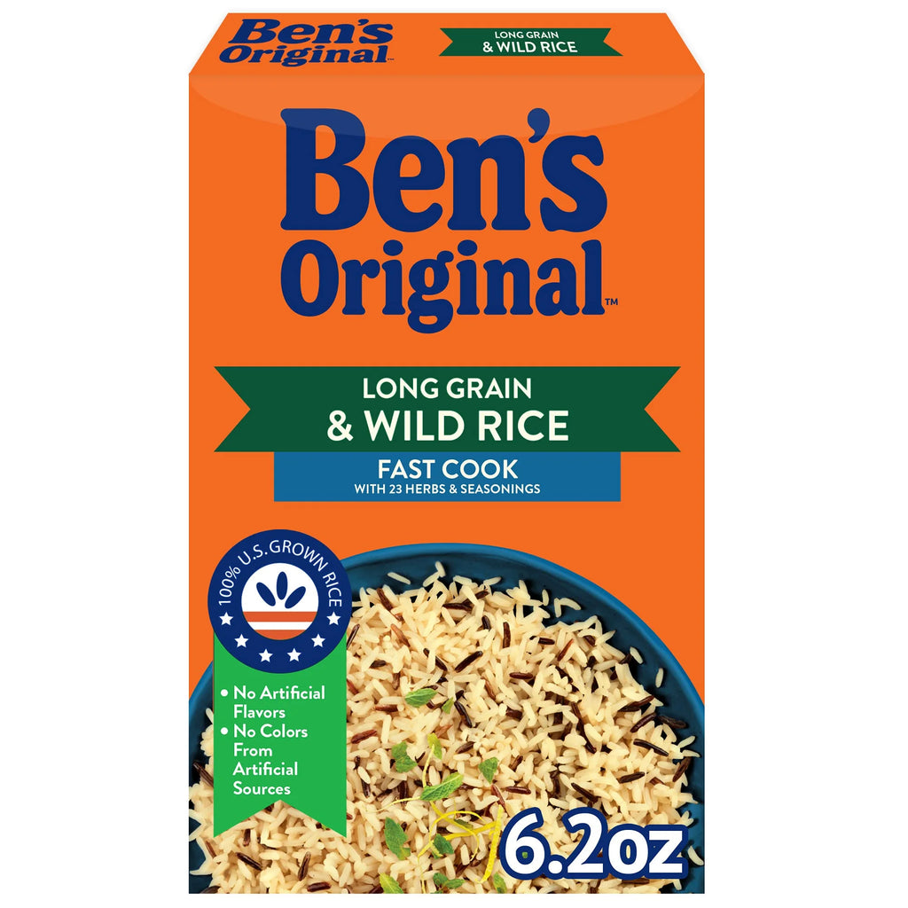 Long Grain Rice And Wild Rice, 6.2 Oz Box (Pack Of 12) I127