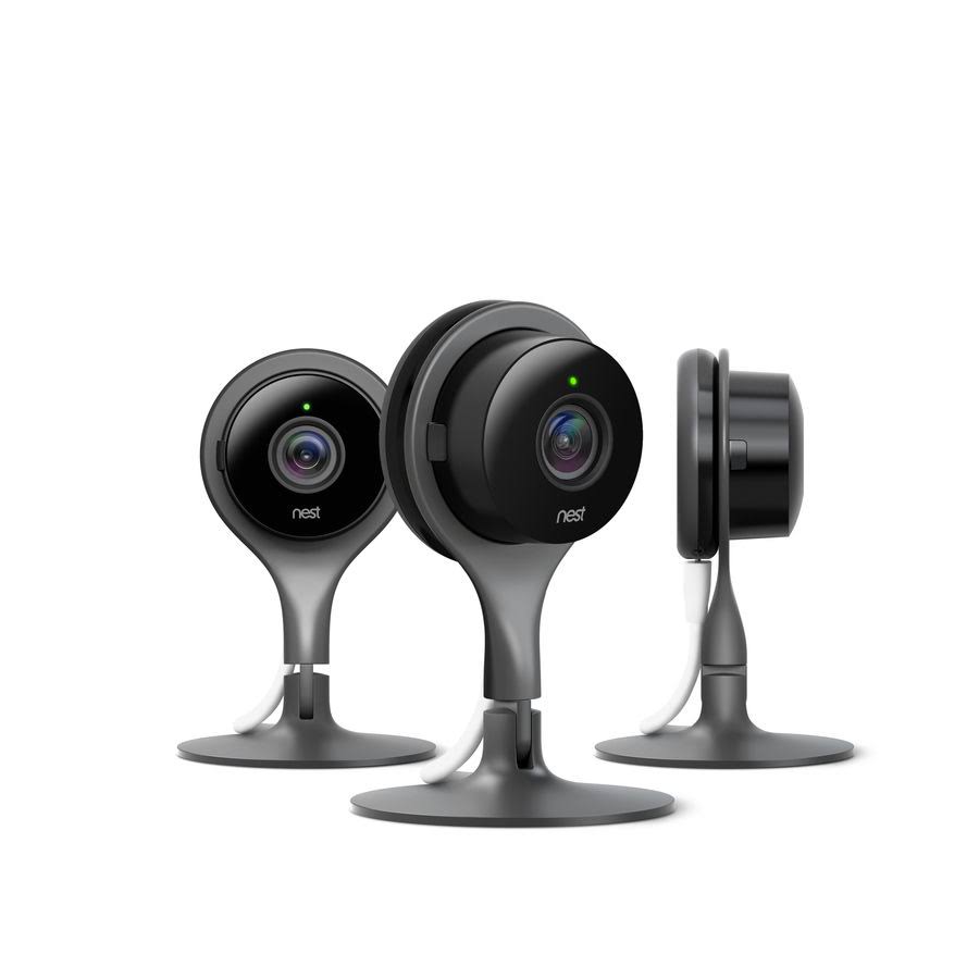 Black 3-Pack Digital Wi-Fi Indoor Security Camera I473490