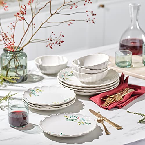 12-Piece White Dinnerware Set U939281