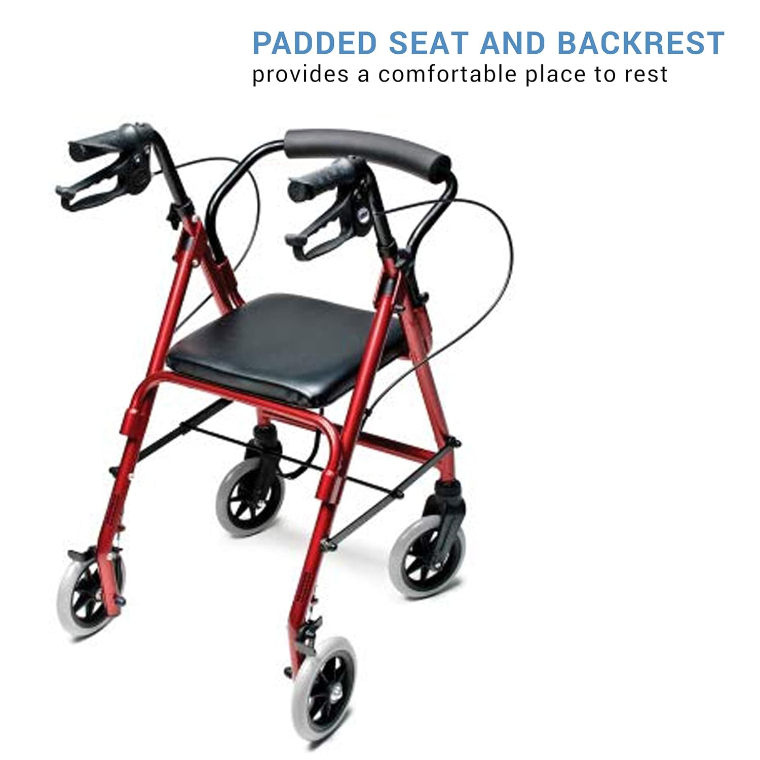 Small & Narrow Rollator Walker with Seat D836