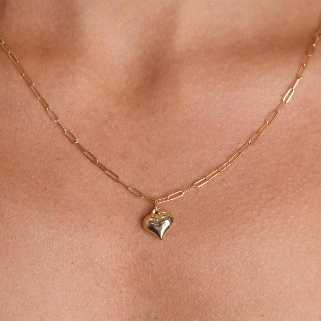 Puff Heart Charm C576