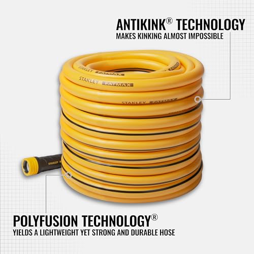 50' x 5/8" Yellow Water Hose U415693