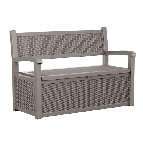 Waterproof Resin Storage Bench P531