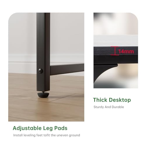 32 Inch Computer Desk with Metal Frame X873
