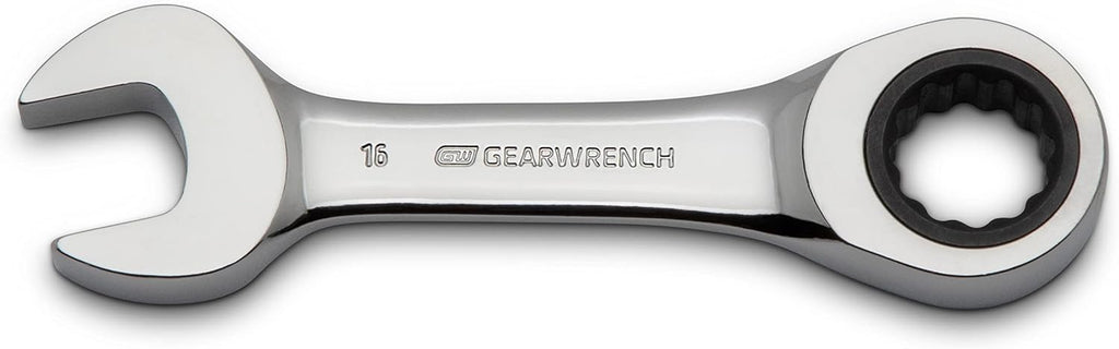 10 Pc. 12 Pt. Stubby Ratcheting Combination Wrench Set, Metric H663261