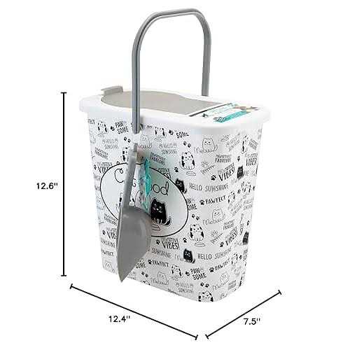 3 Gallon Dry Food Container with Scooper T55507