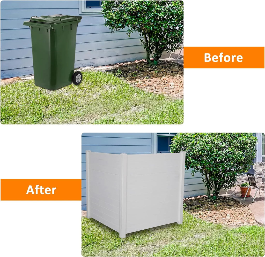 48" W x 48" H Vinyl Privacy Screen Kit (2 Panels) P60673