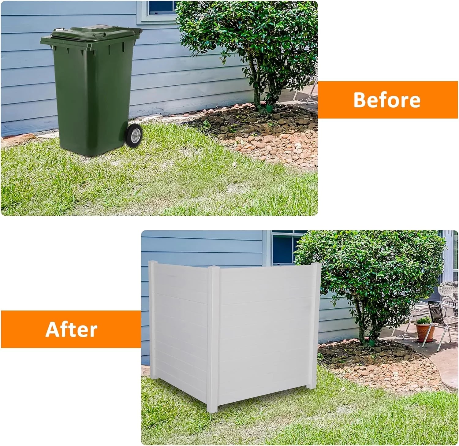 48" W x 48" H Vinyl Privacy Screen Kit (2 Panels) P60673