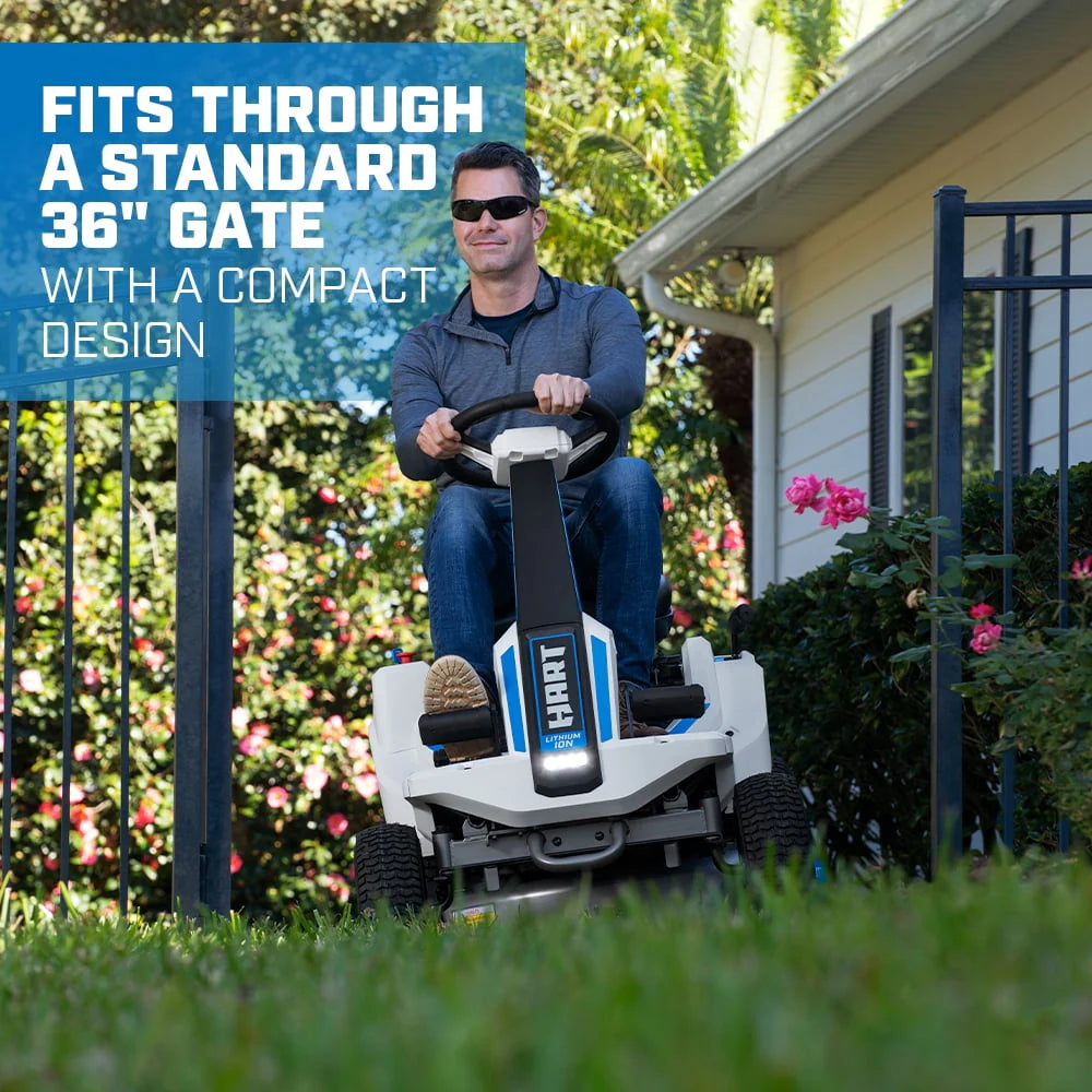 80-Volt 30-inch Deck Lithium-Ion Riding Lawn Mower Kit S41871
