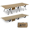 Height Adjustable Portable Folding Camping Cot (Ranger Green) V12791