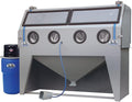 Sandblast Sandblasting Cabinet with HEPA Vacuum, 72" W x 28" D x 28" H Work Area T536408