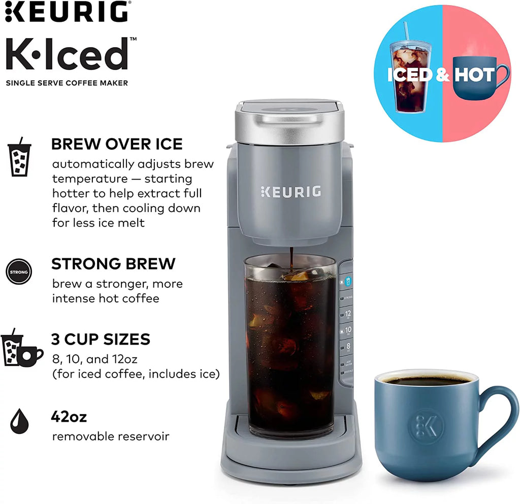 Gray Single Serve Coffee Maker V84129
