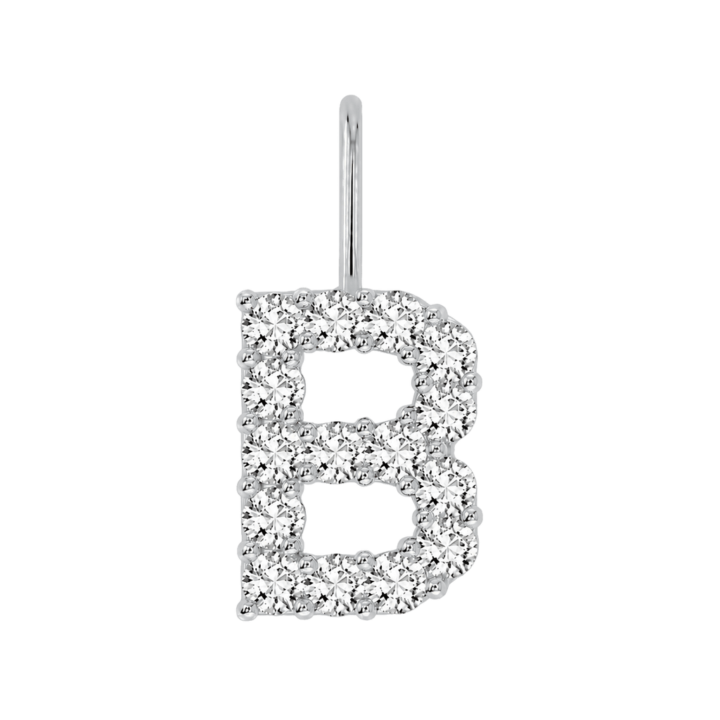 Diamond Initial Charm E118016