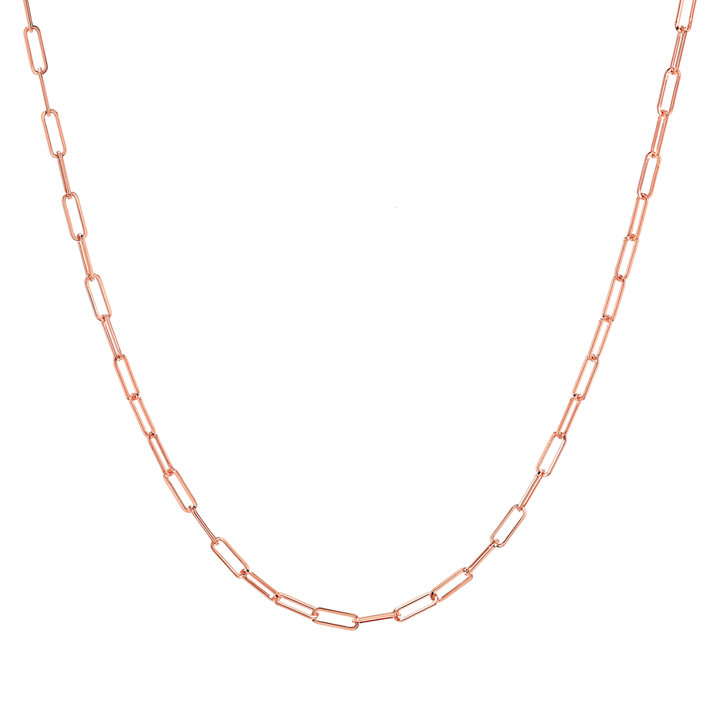 Dainty Paperclip Chain Necklace X5108