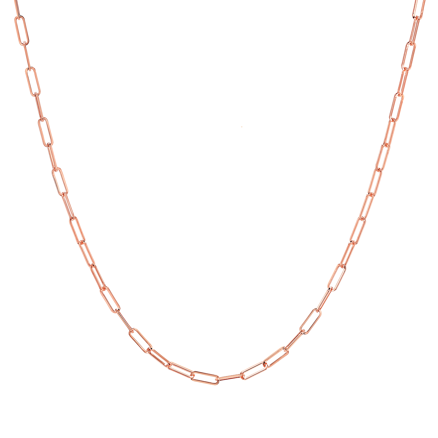 Dainty Paperclip Chain Necklace X5108