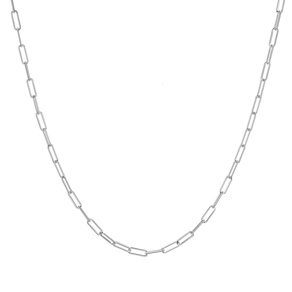 Dainty Paperclip Chain Necklace X5108