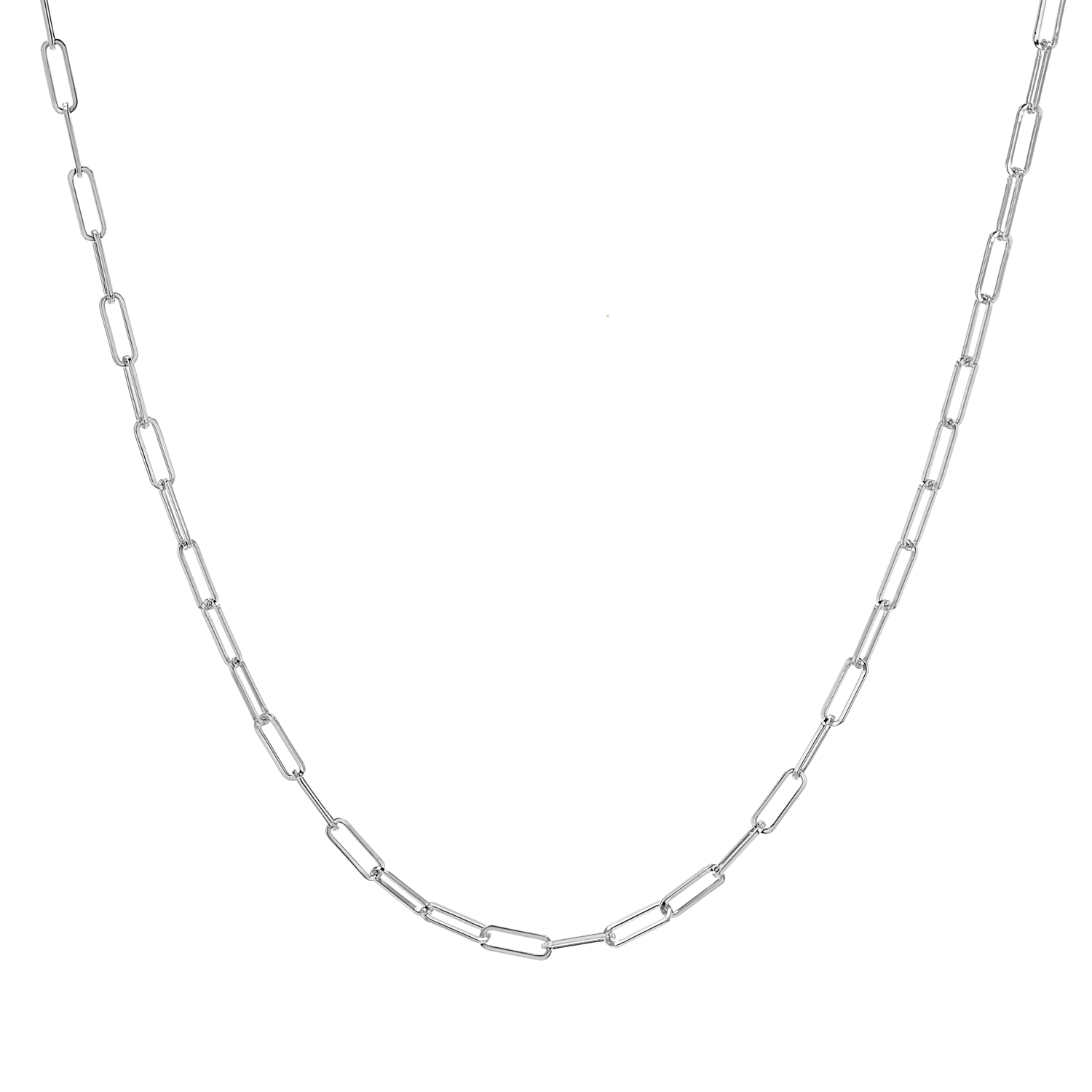 Dainty Paperclip Chain Necklace X5108