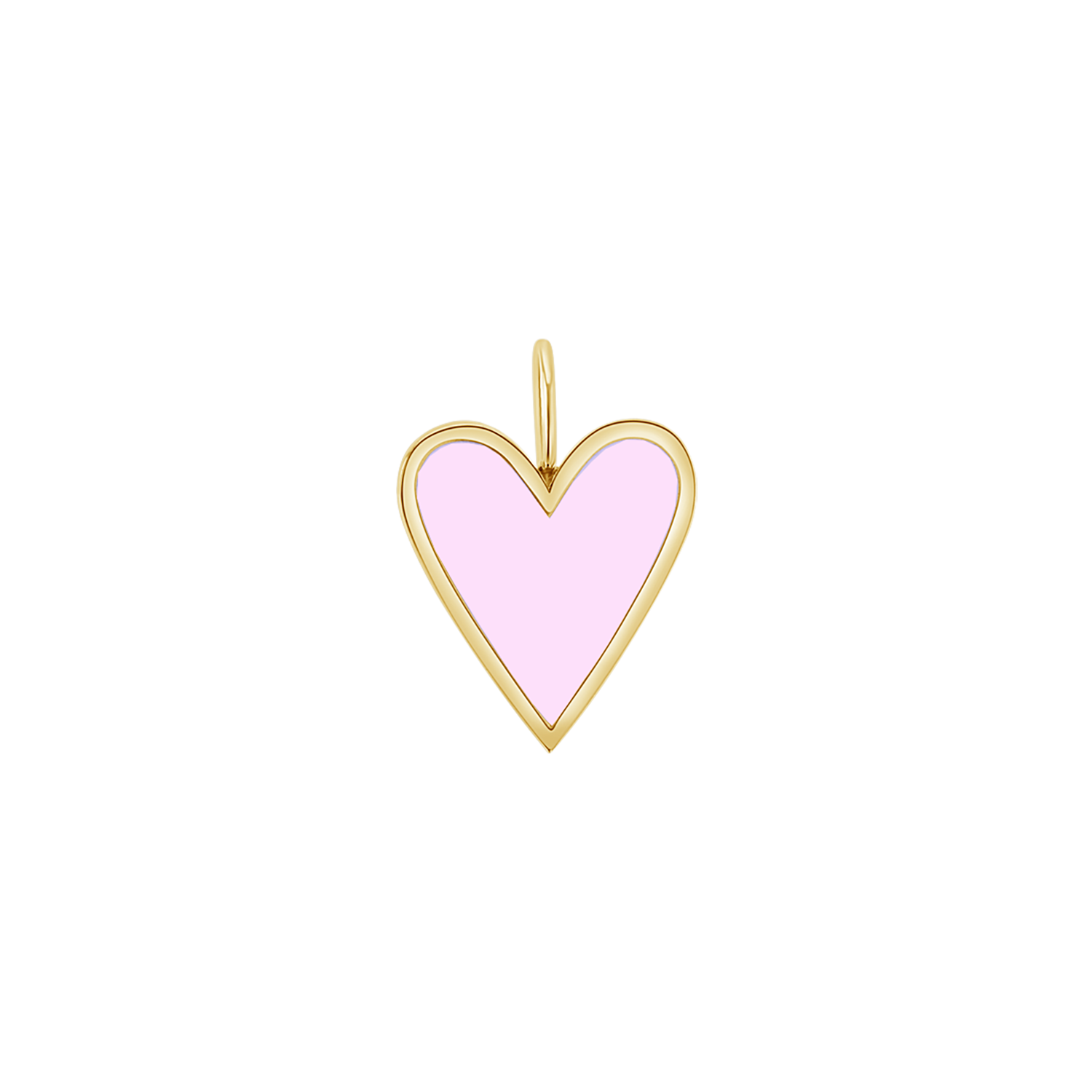 Enamel Heart Charm J6202