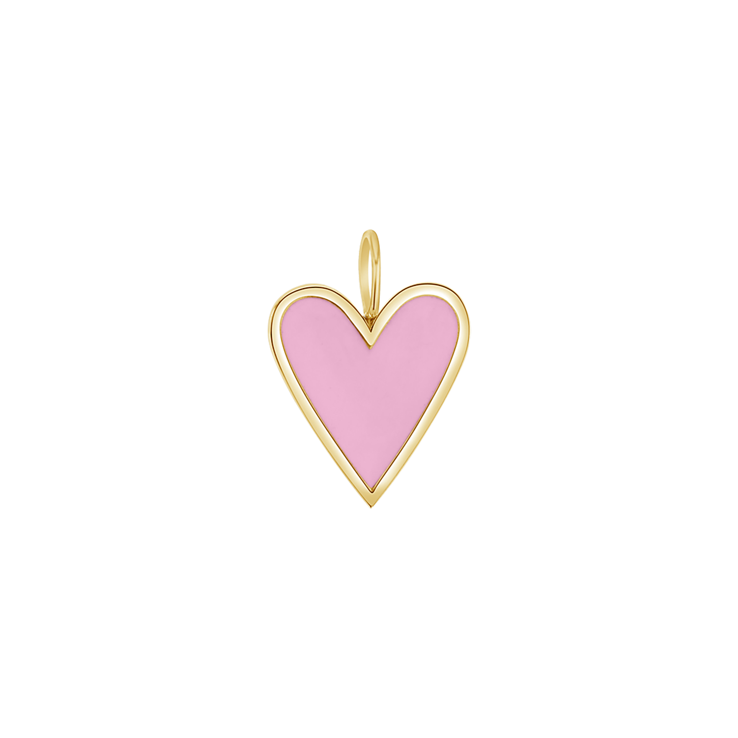 Enamel Heart Charm J6202