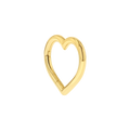 Heart Charm Enhancer Connector Y7785