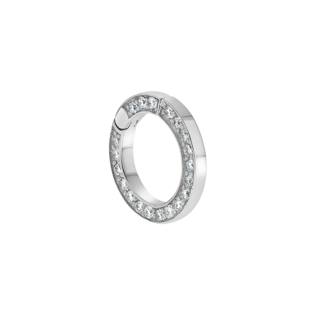 Diamond Round Charm Connector I607