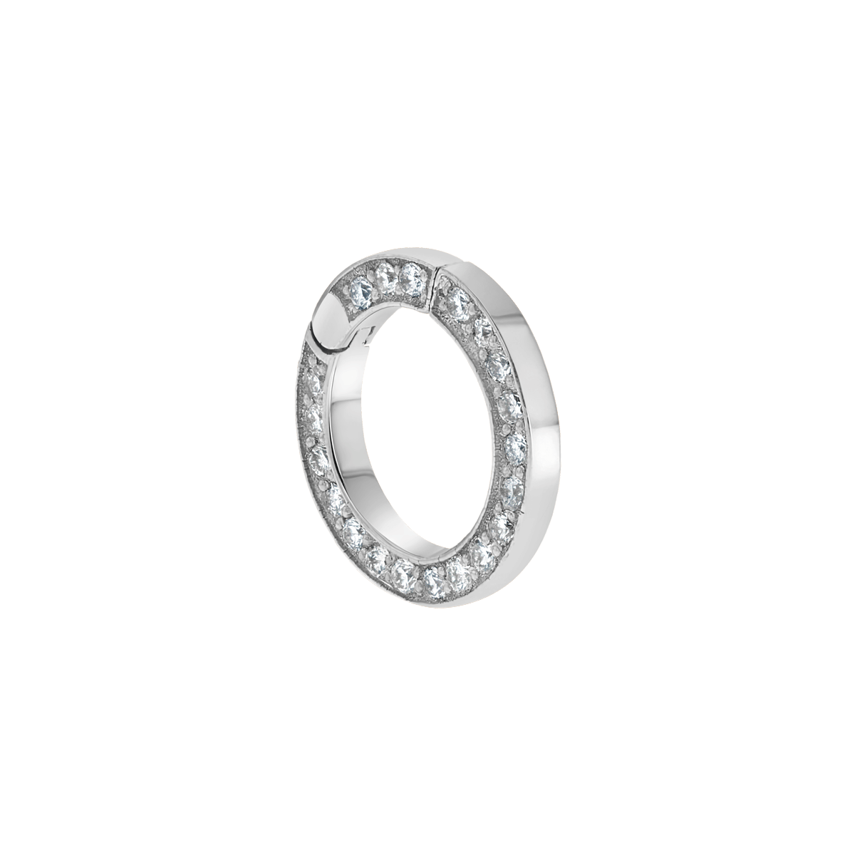 Diamond Round Charm Connector I607