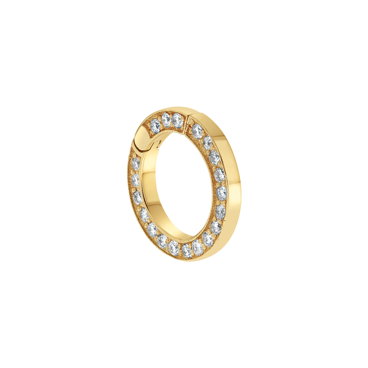 Diamond Round Charm Connector I607