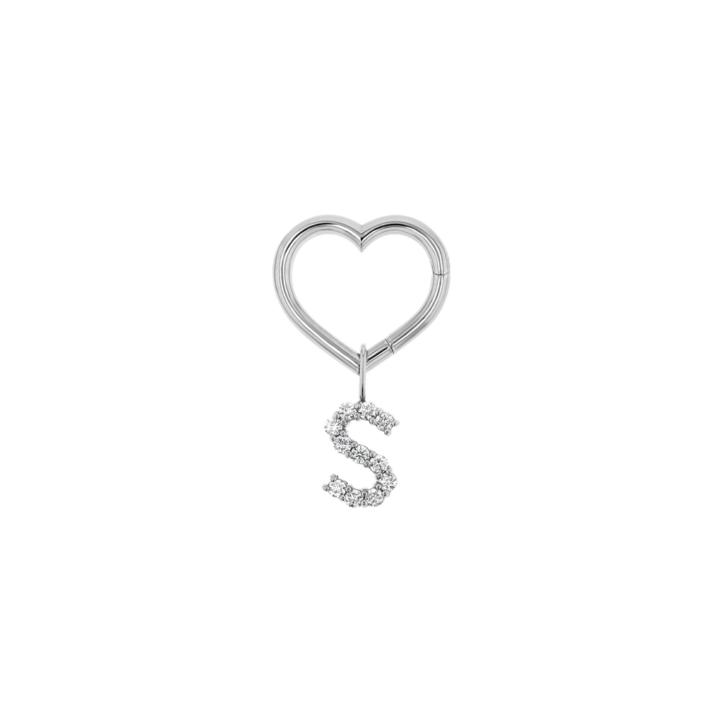 Heart Charm Enhancer Connector Y7785