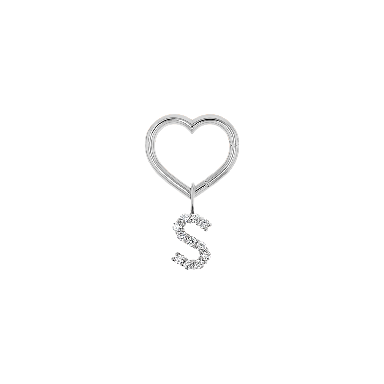 Heart Charm Enhancer Connector Y7785