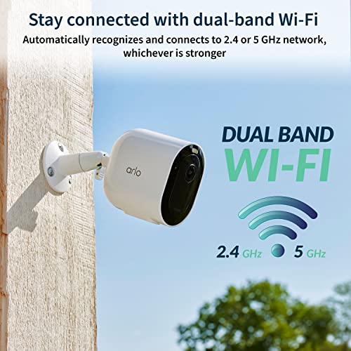 White 2K HDR Wireless Security Camera 4 Cameras Y69436