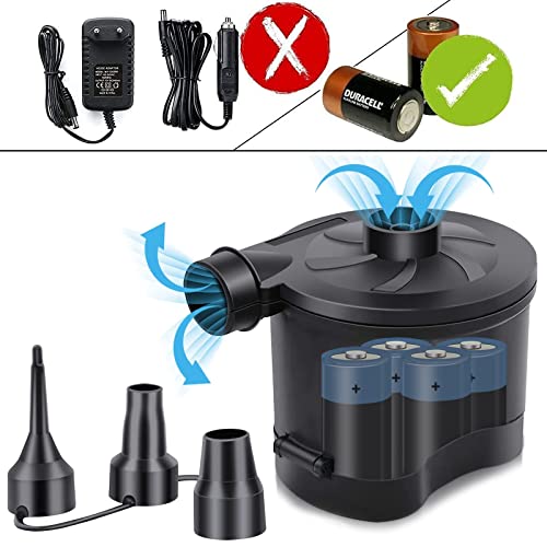 Battery Powered Electric Air Pump with 3 Nozzles Q28366