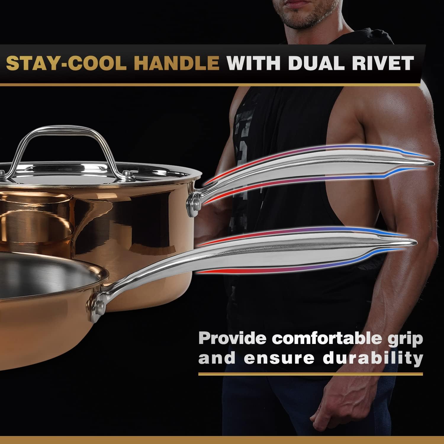 11pc Stainless Steel Cookware Set V373889