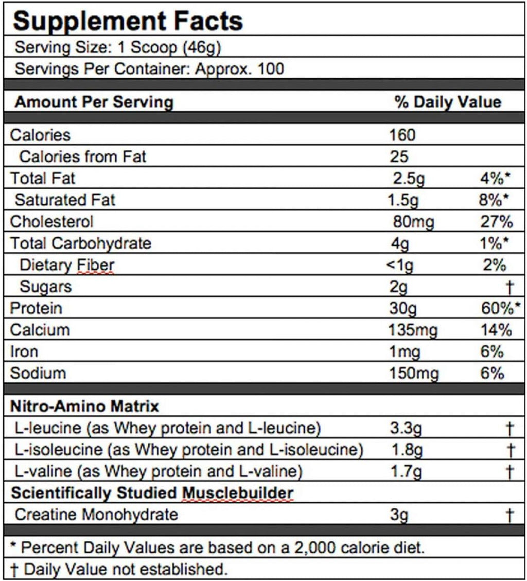 Whey Protein Powder Isolate & Peptides with Creatine and BCAA Amino Acids K976346