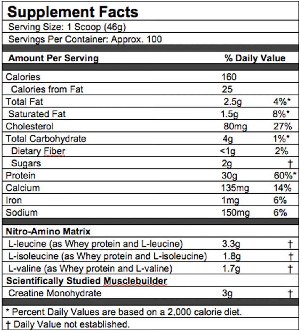 Whey Protein Powder Isolate & Peptides with Creatine and BCAA Amino Acids K976346