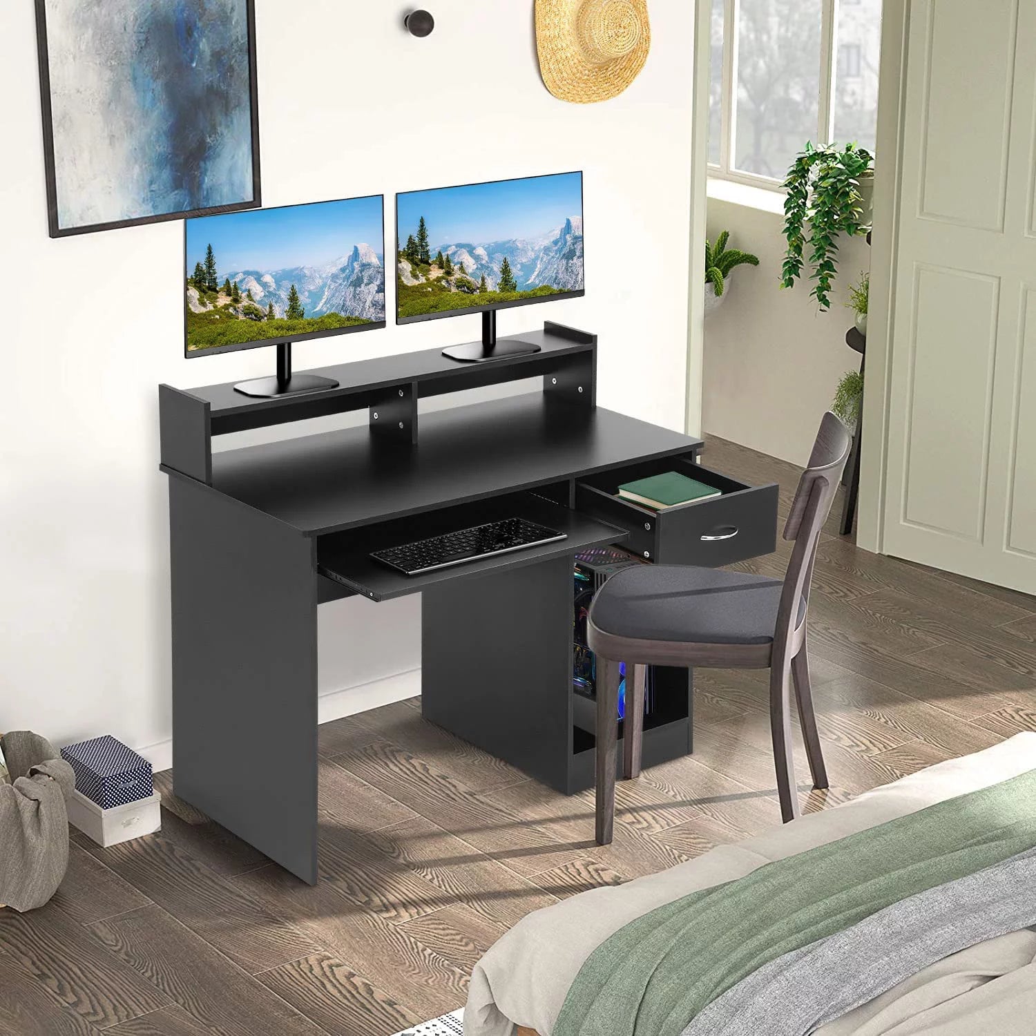Small Desk with Drawer and Keyboard Tray I8460