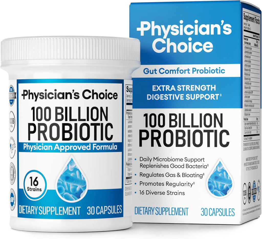 100 Billion Advanced Probiotic with Organic Prebiotics J6675