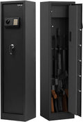 5-Gun Large Metal Rifle Gun Security Cabinet O5358