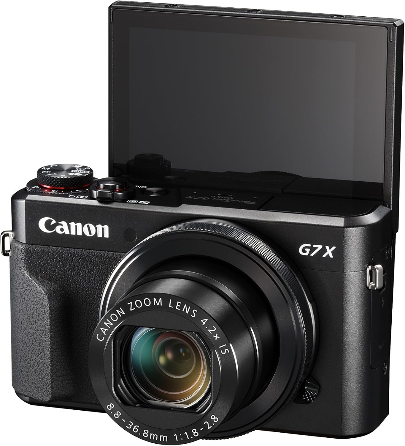 Black 1 Inch Sensor Digital Camera with tilt LCD screen T8220